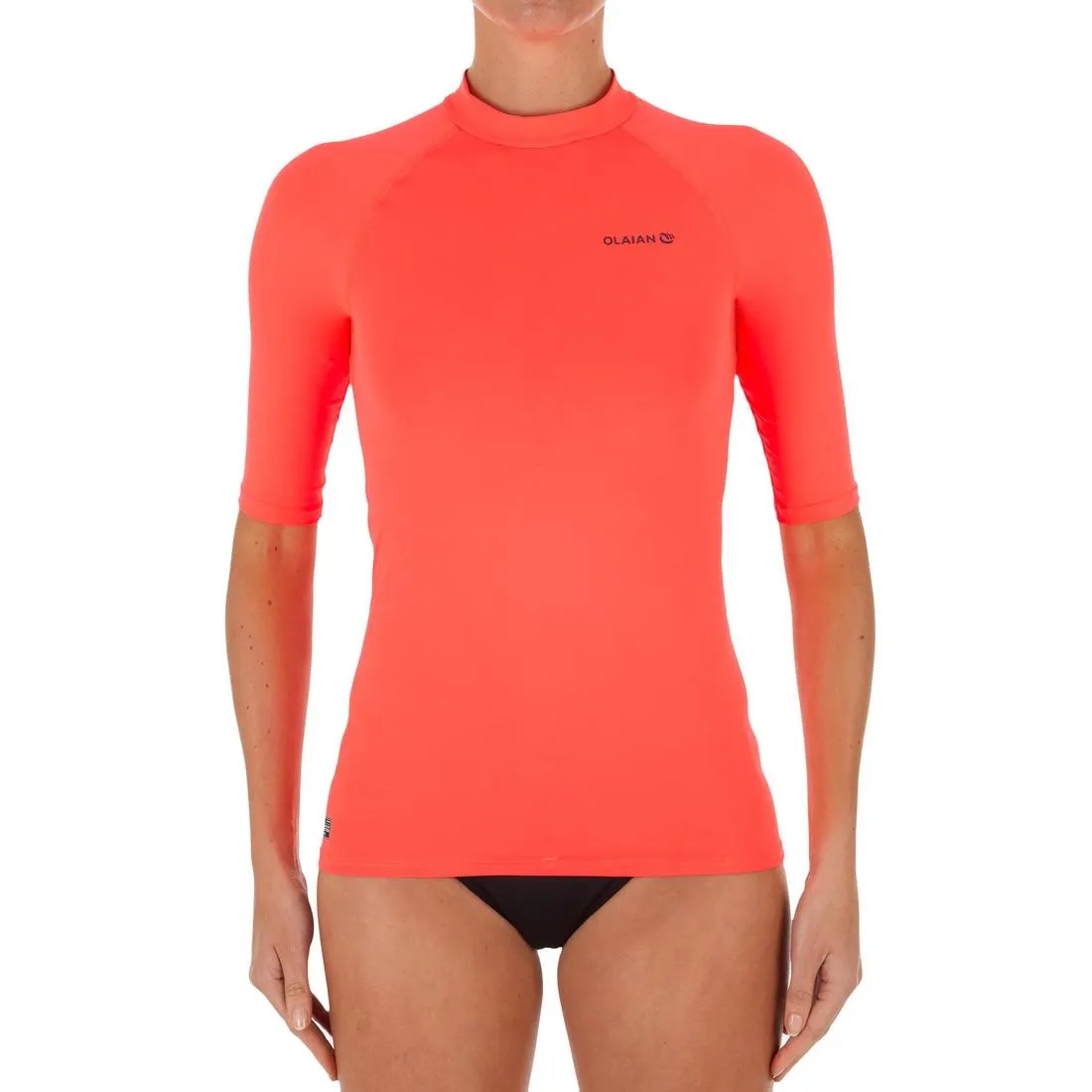 100 Women's Short Sleeve UV Protection Surfing Top T-Shirt