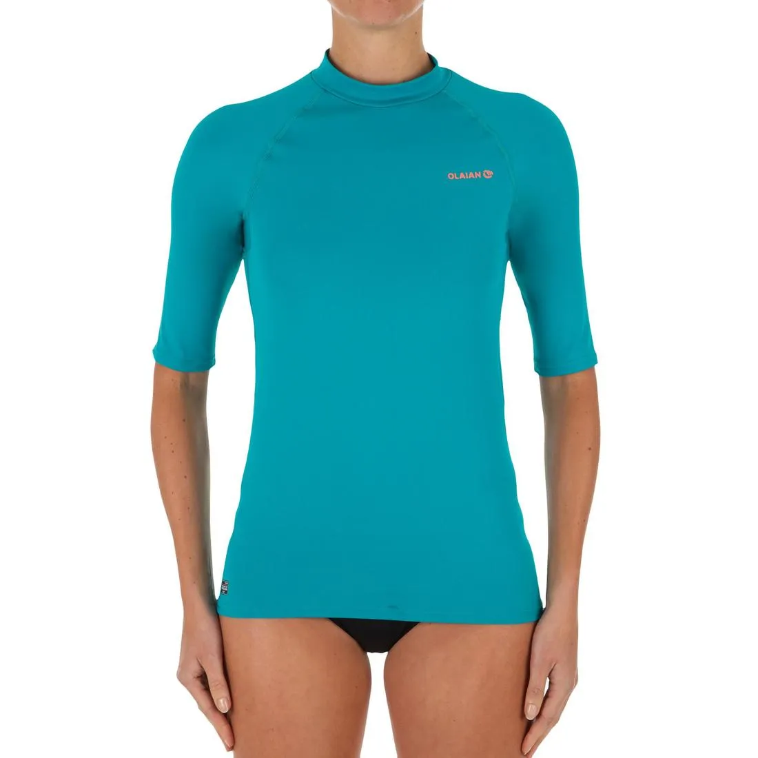 100 Women's Short Sleeve UV Protection Surfing Top T-Shirt