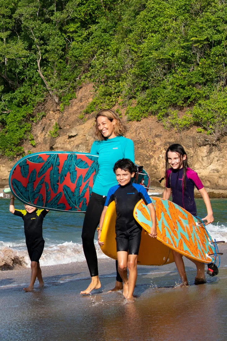 100 Women's Short Sleeve UV Protection Surfing Top T-Shirt