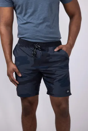 1897 Active Levitate Shorts for Men in Black Camo | STEW51-BLACK CAMO
