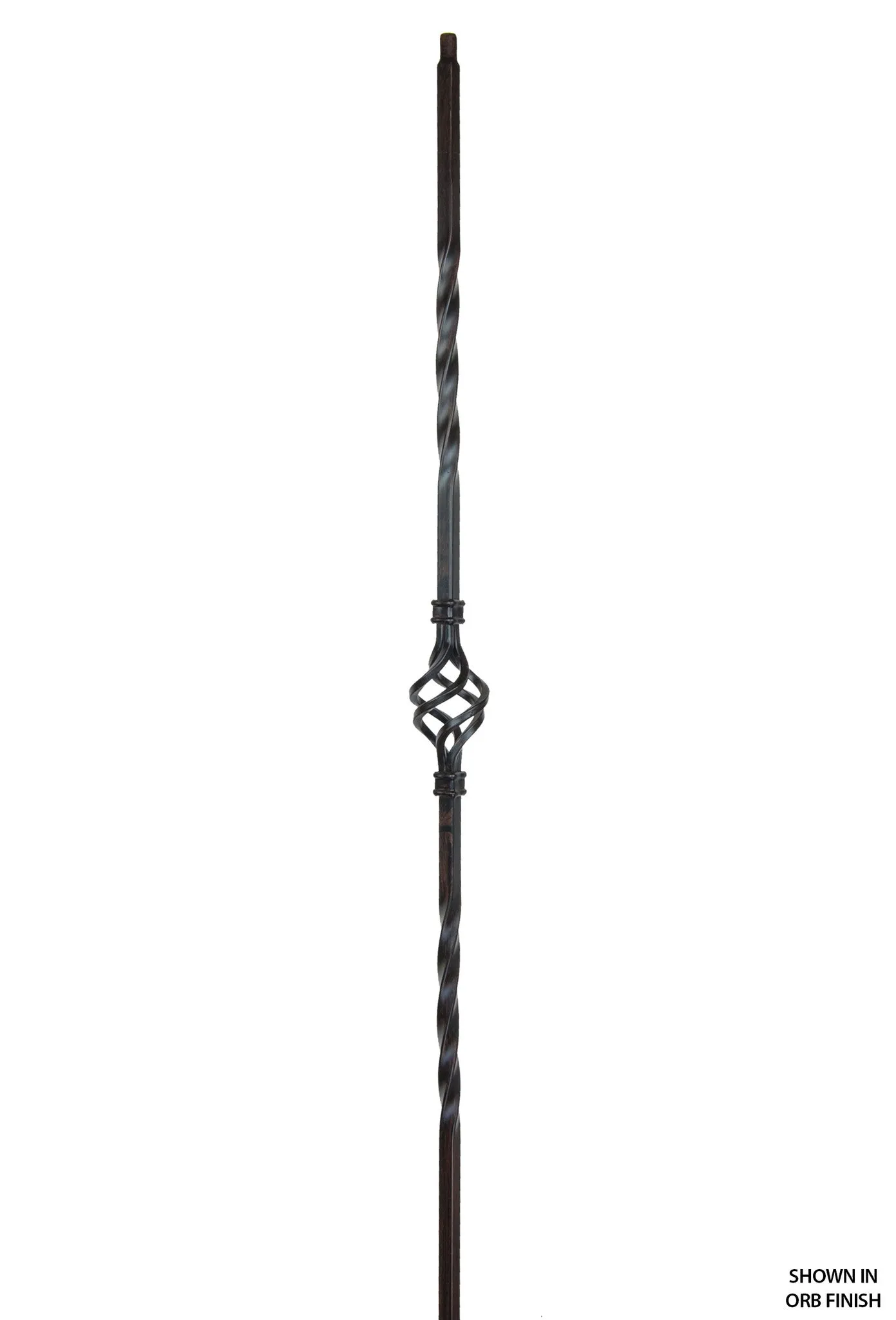 2552 Series 1BASK Single Basket Iron Baluster