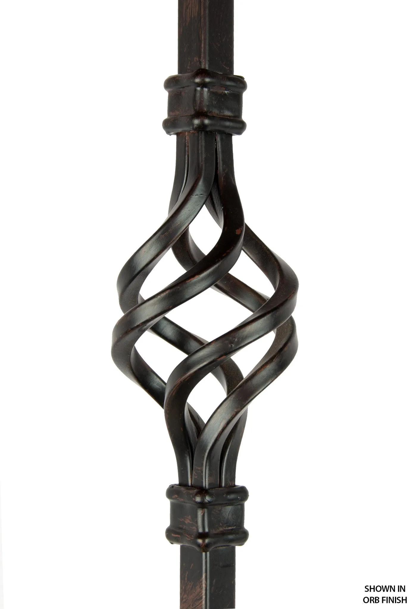 2552 Series 1BASK Single Basket Iron Baluster