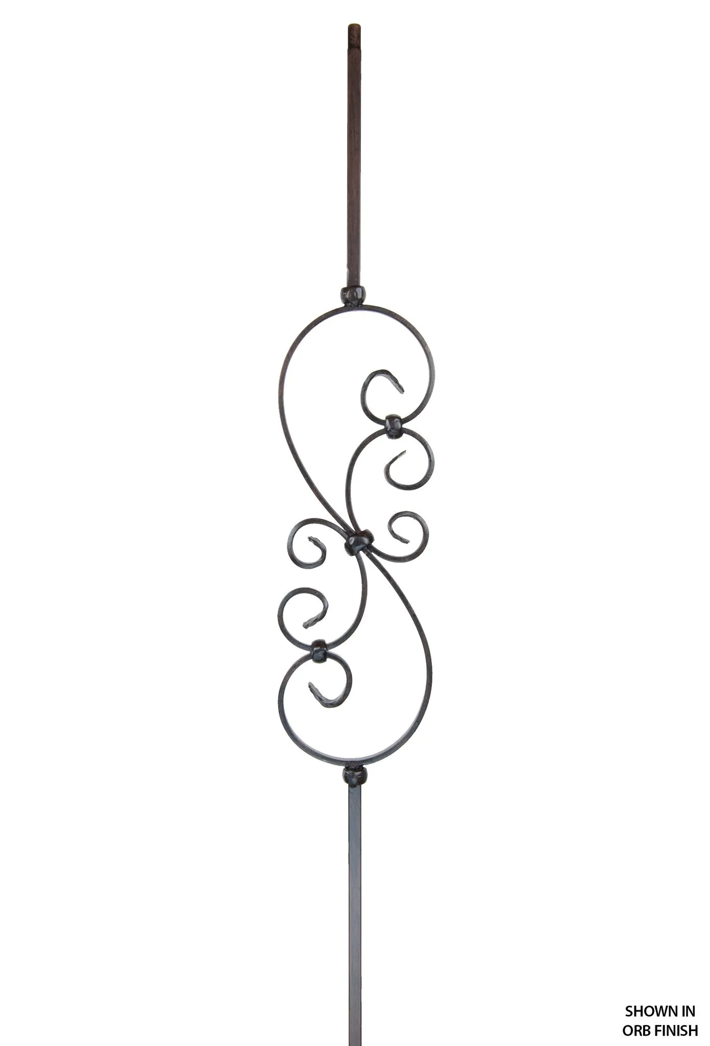 2585 Series M501 Mini Scroll Iron Baluster