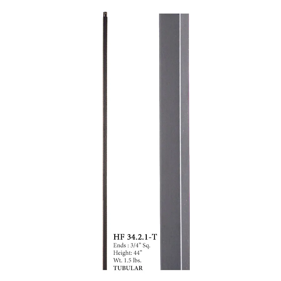 34.2.1-T Mega Series Plain Bar Hollow Iron Baluster