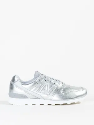 696 leather sneaker - silver
