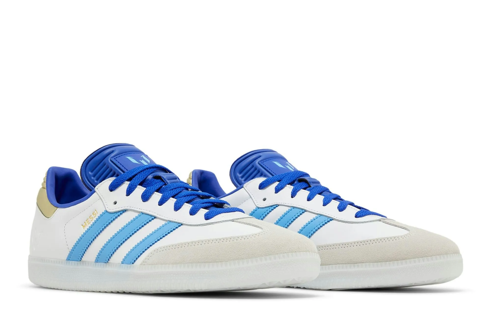 Adidas Samba Messi White-Blue ID3550