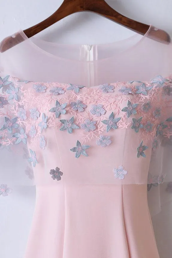 Affordable Unique New Design Pink Prom Dresses, Mermaid Popular Prom Dress for party,  PD0456