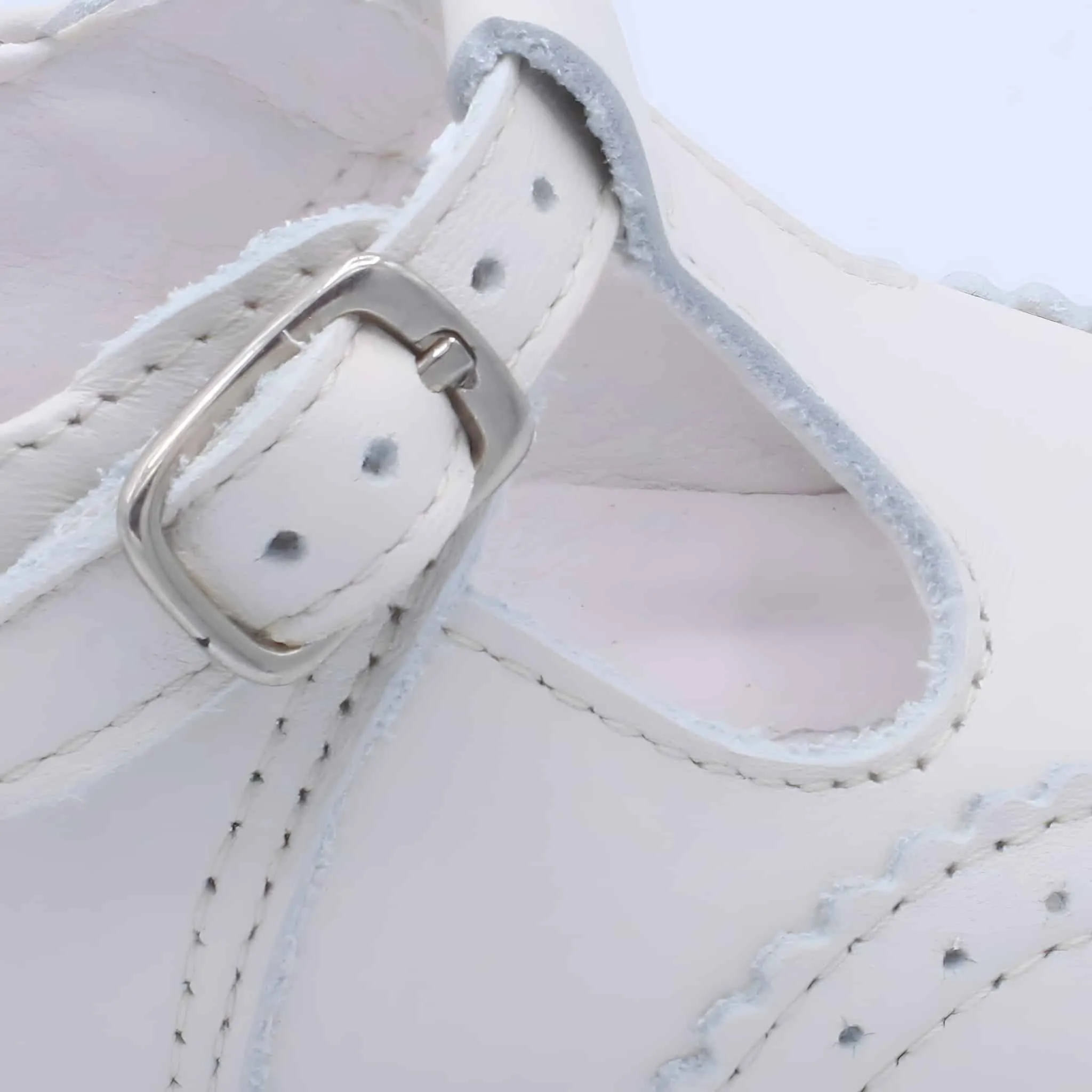 'Alex' Boys Cream Leather Pre-Walker Shoes