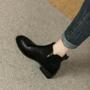 Ankle boots by Adriel with zipper closure