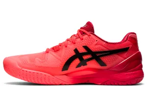 Asics Gel Resolution 8 Sunrise Red Men's and Women’s Tennis Shoes - NEW ARRIVAL