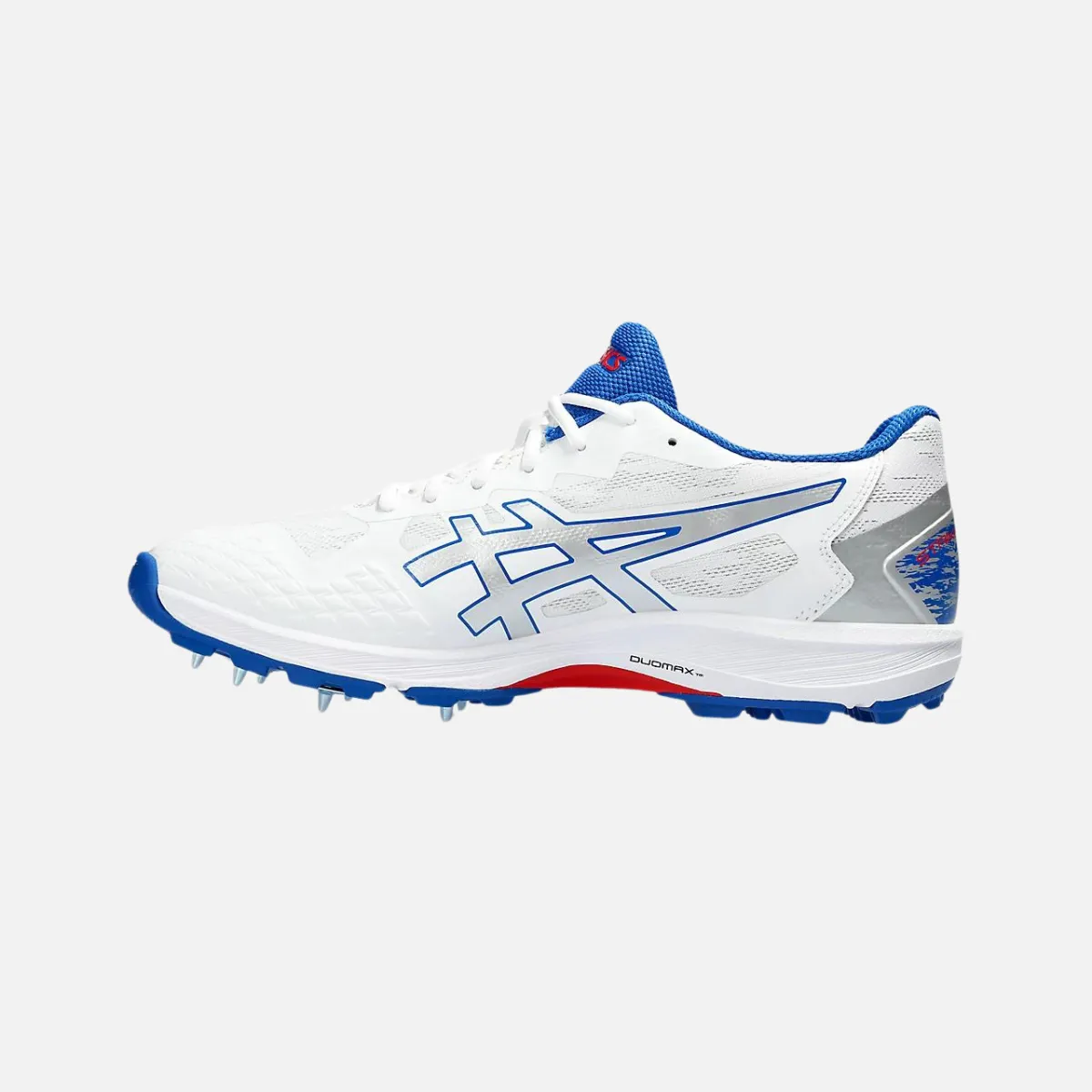 Asics Strike Rate FF Mens Cricket Shoes - White/Pure Silver