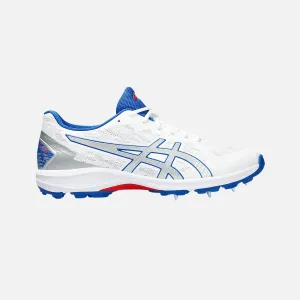 Asics Strike Rate FF Mens Cricket Shoes - White/Pure Silver