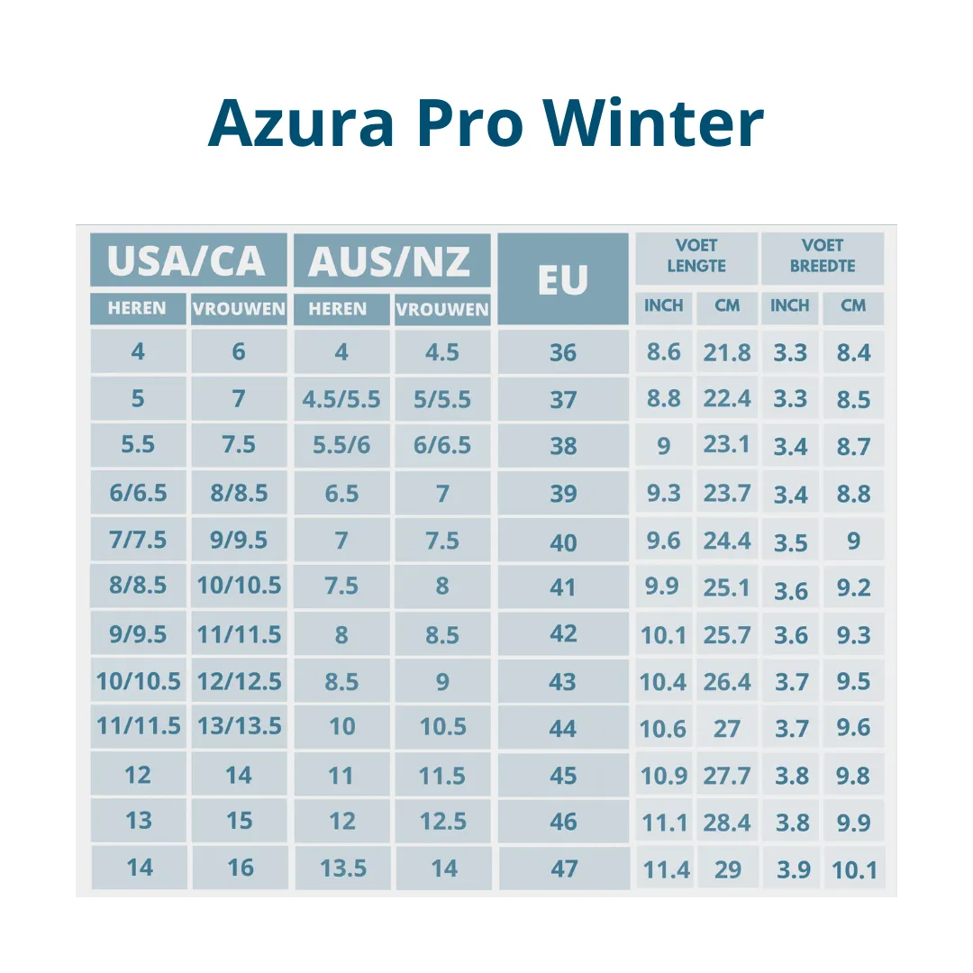 Azura Pro Winter – Healthy & Comfy Barefoot Shoes (Unisex)
