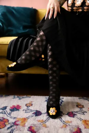 BAIT FOOTWEAR x MISS LADYBUG COLLABORATION "SWEET PEA" FLAT SHOES *BLACK