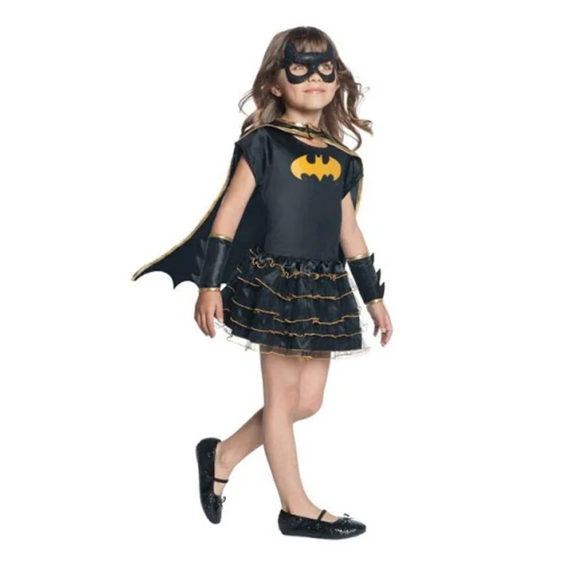 Batgirl Ruffle Tutu Dress Up Set 4 6 Years.