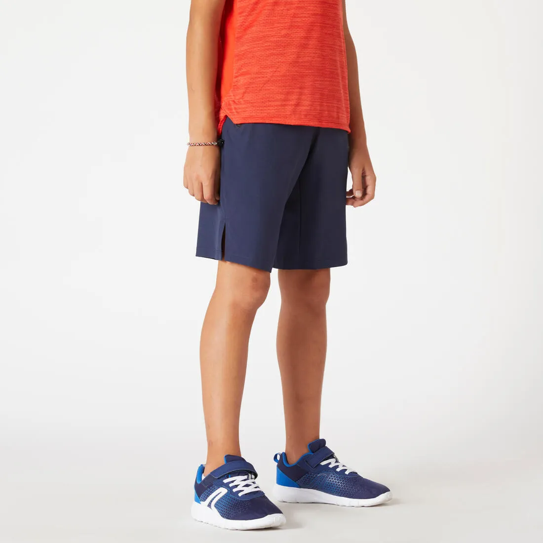 Boys' Breathable Synthetic Shorts W500