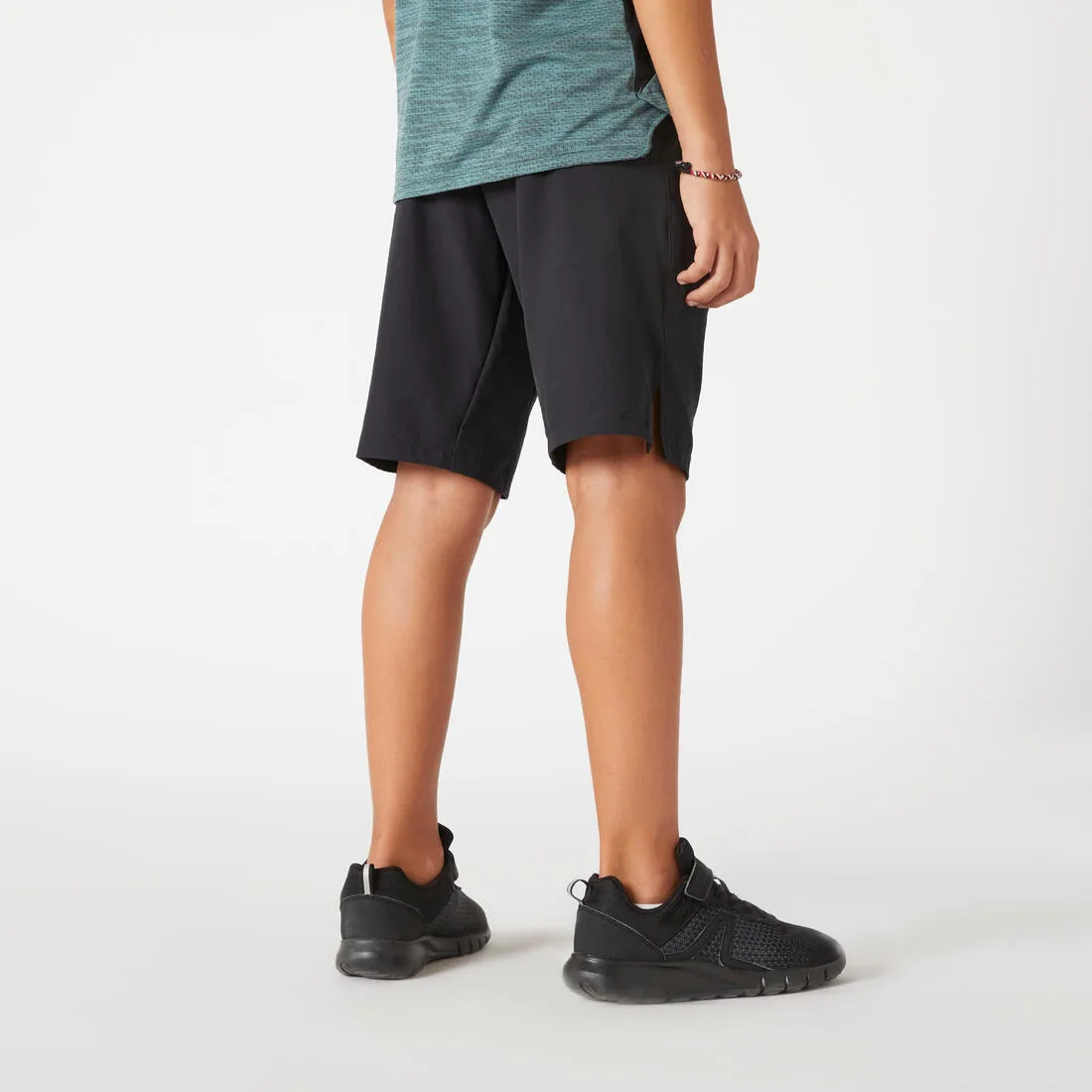 Boys' Breathable Synthetic Shorts W500