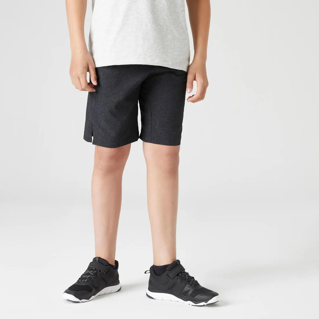 Boys' Breathable Synthetic Shorts W500