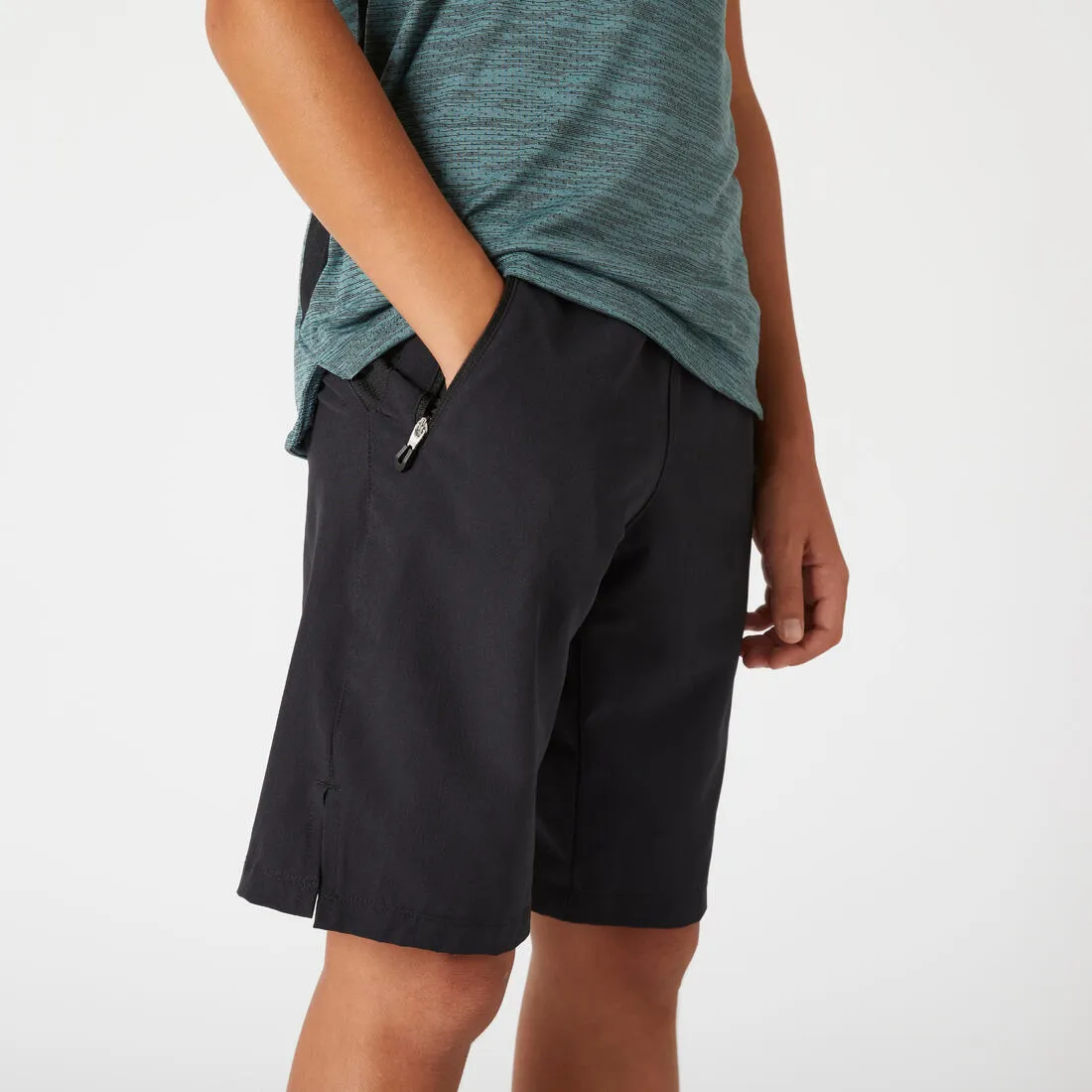 Boys' Breathable Synthetic Shorts W500