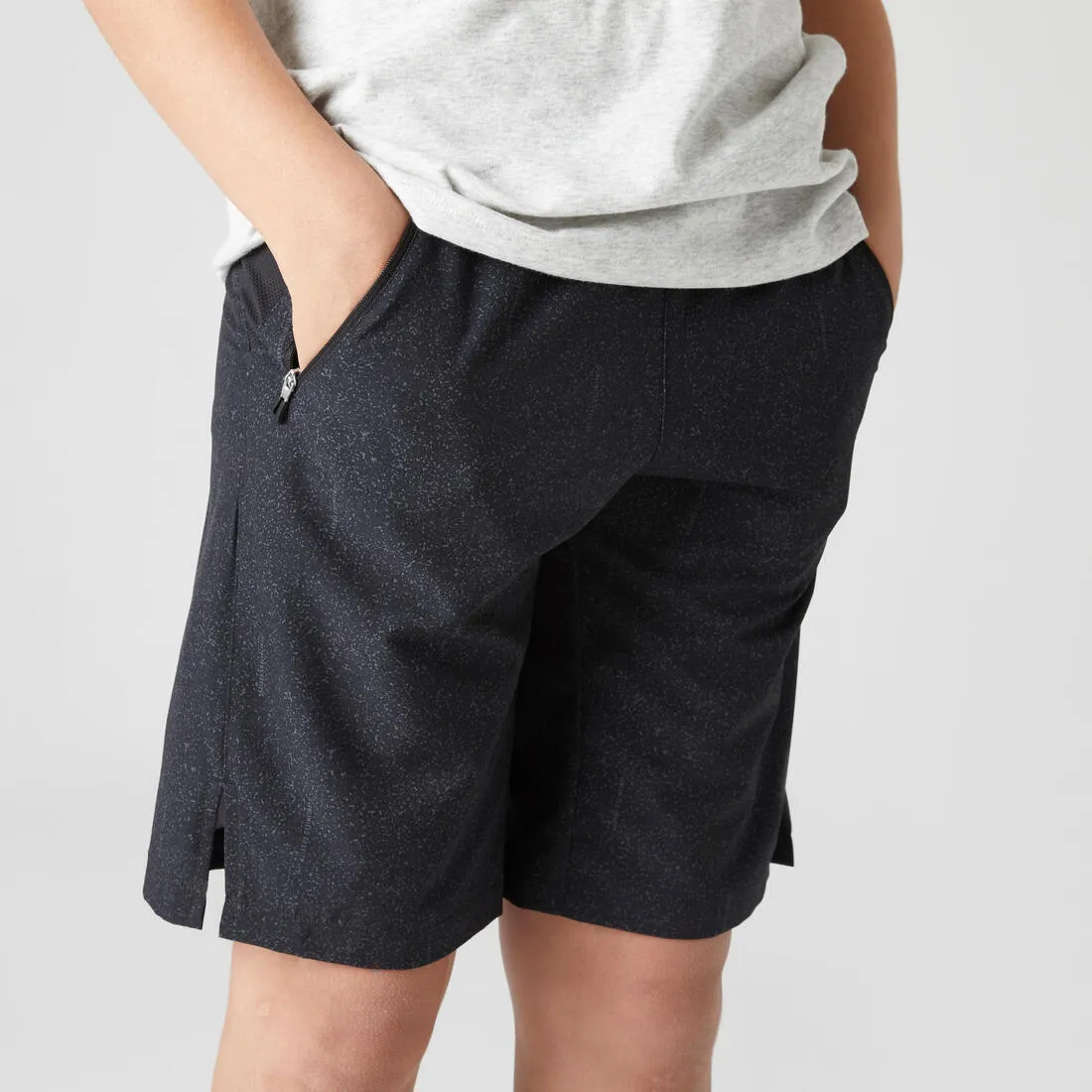 Boys' Breathable Synthetic Shorts W500