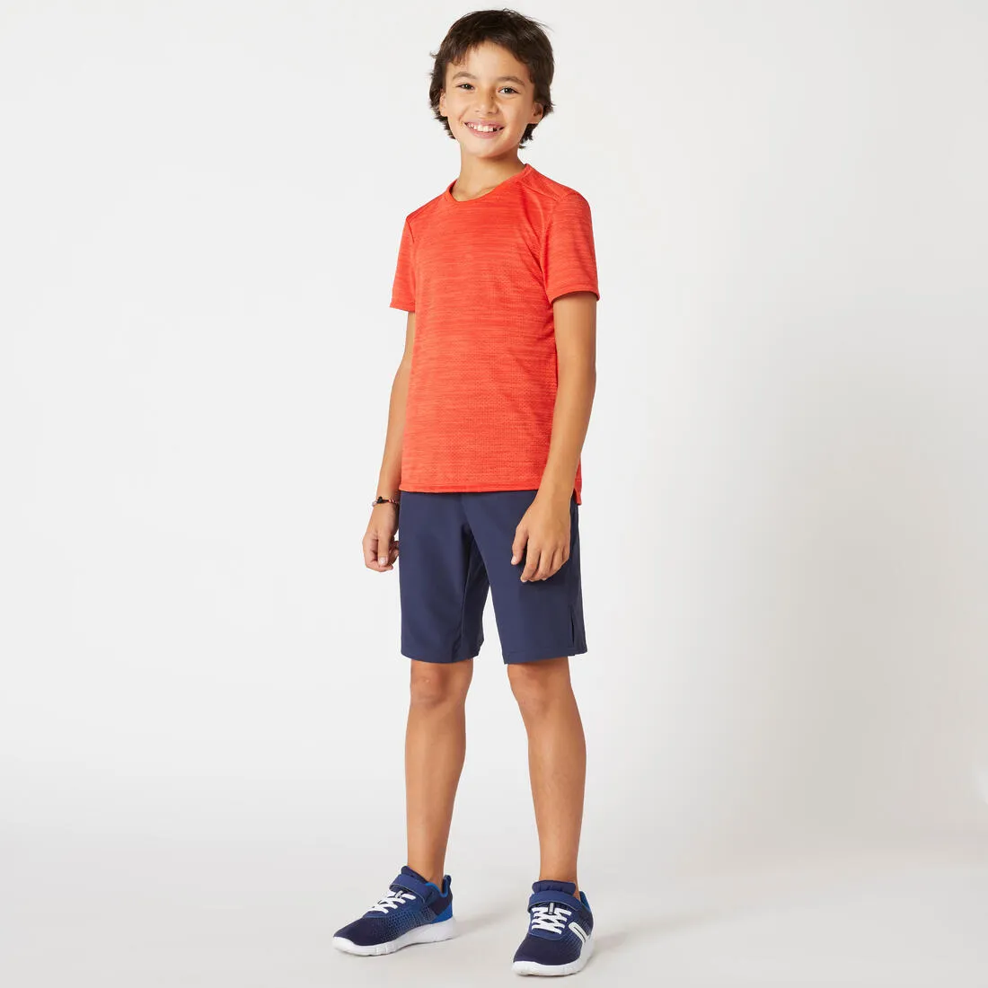 Boys' Breathable Synthetic Shorts W500