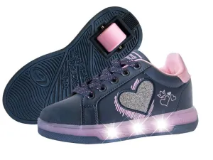 Breezy Rollers Shoes With Wheels Light Heart - Purple