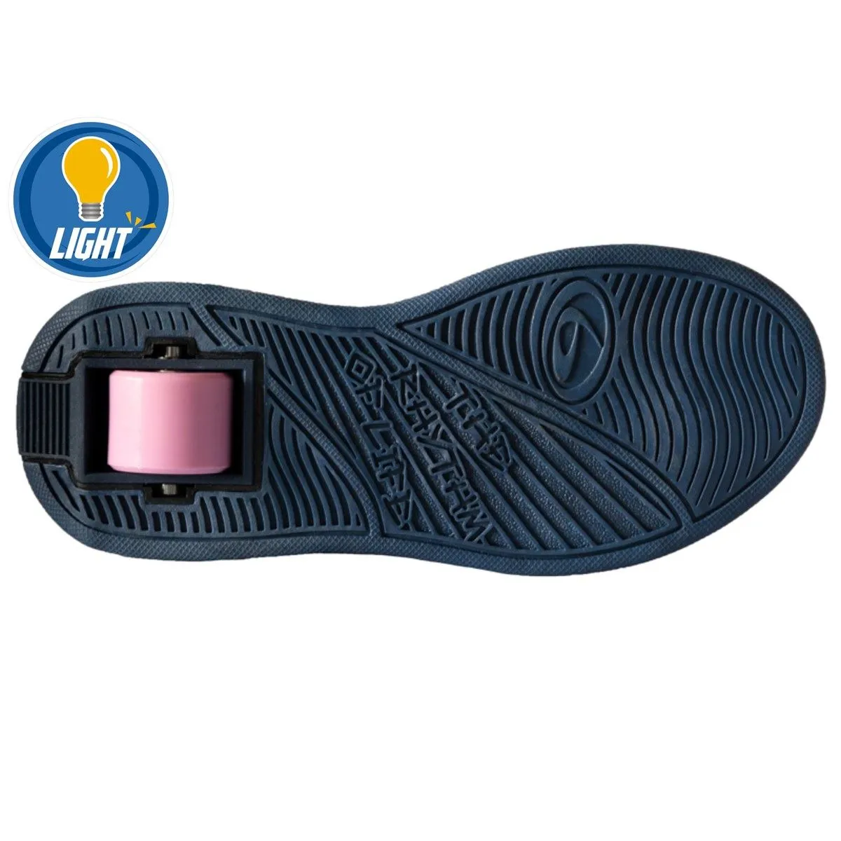 Breezy Rollers Shoes With Wheels Light Heart - Purple