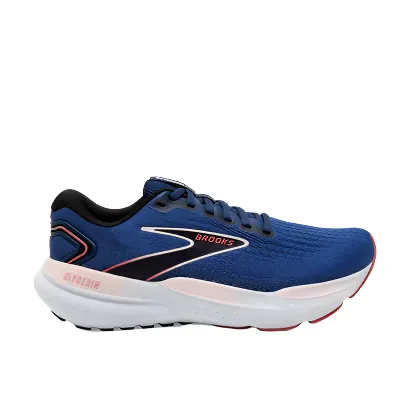 Brooks Women's Glycerin 21 Neutral Cushioned Road Running - Blue/Icy Pink/Rose