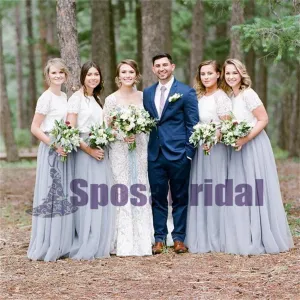 Charming Newest Most Popular Handmade Short Sleeves Pretty Comfortable Bridesmaid Dresses, PD0521