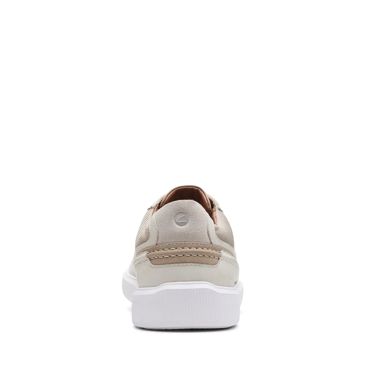 Clarks Cambro Race Shoes - Off White Combi - 261650897 - G Width (Standard Fit)