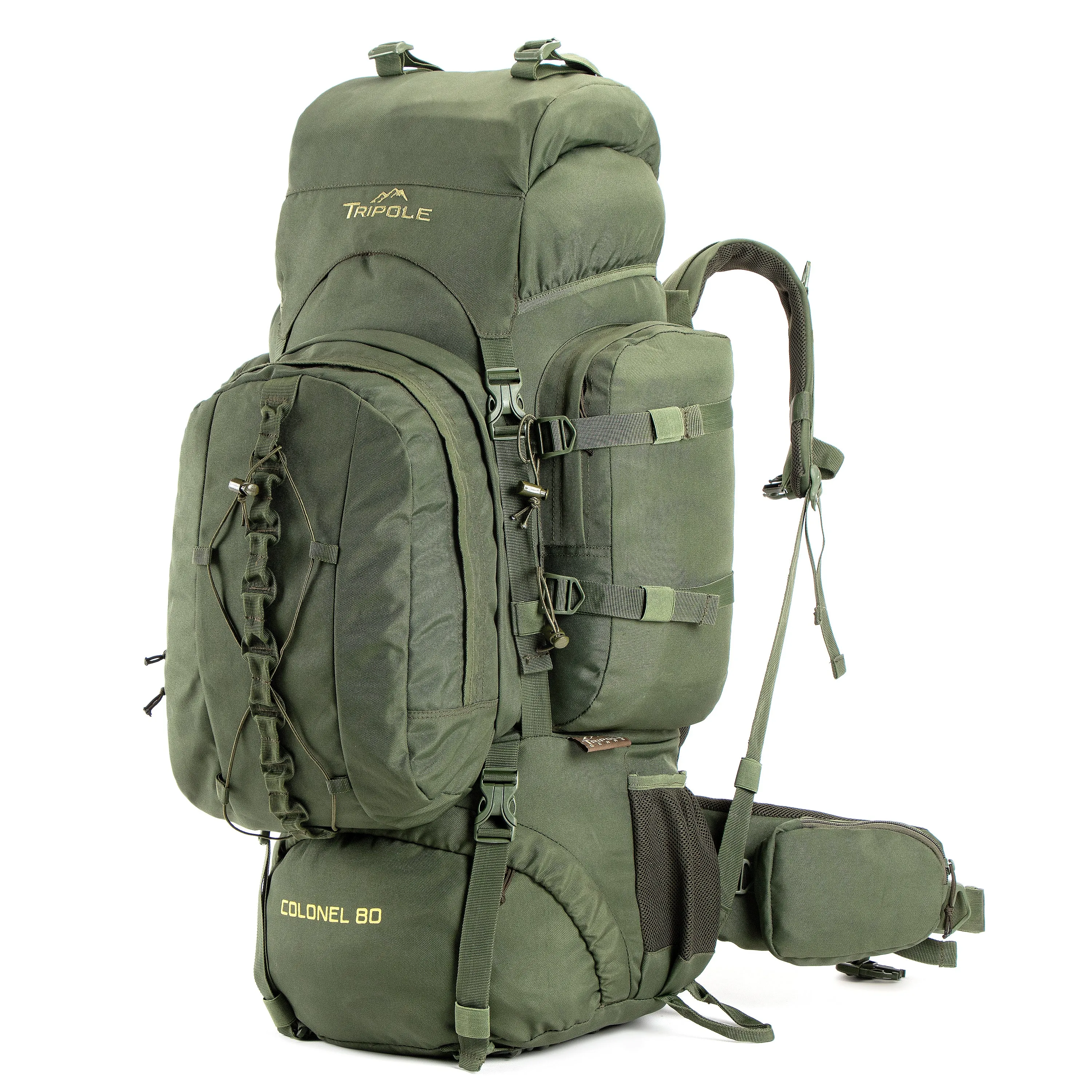 Colonel 80 L Rucksack With Organizer Pack Army Green