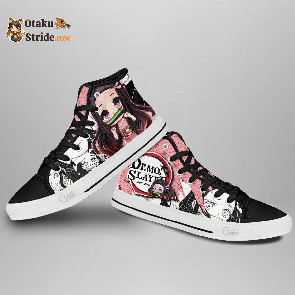 Cute Nezuko Kamado High Top Shoes