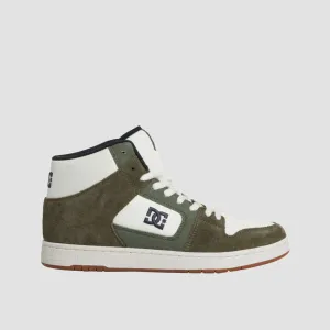 DC Manteca 4 High Top Shoes - Green/Grey/White