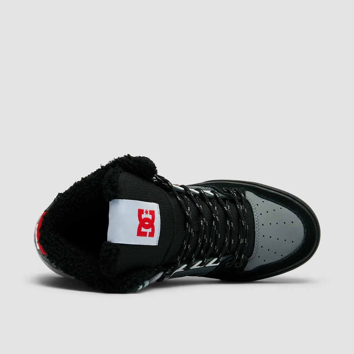 DC Pure HT WC WNT High Top Shoes - Grey/Black/Red