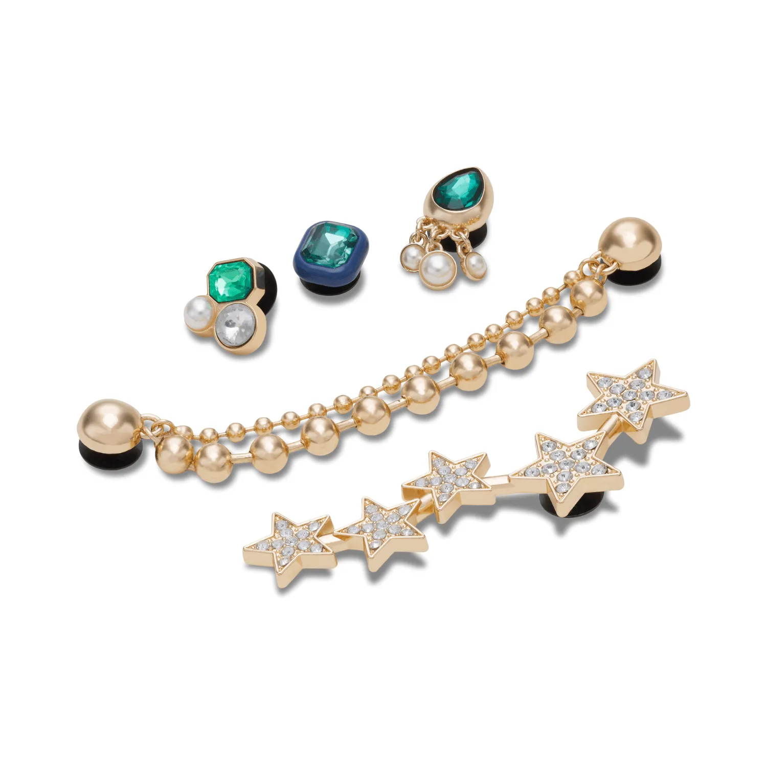 Emerald Gem 5 Pack Jibbitz