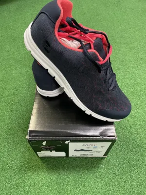 EX Shop Display Footjoy Ladies enJoy Golf Shoes 95714K / Navy Papaya / Size UK 5