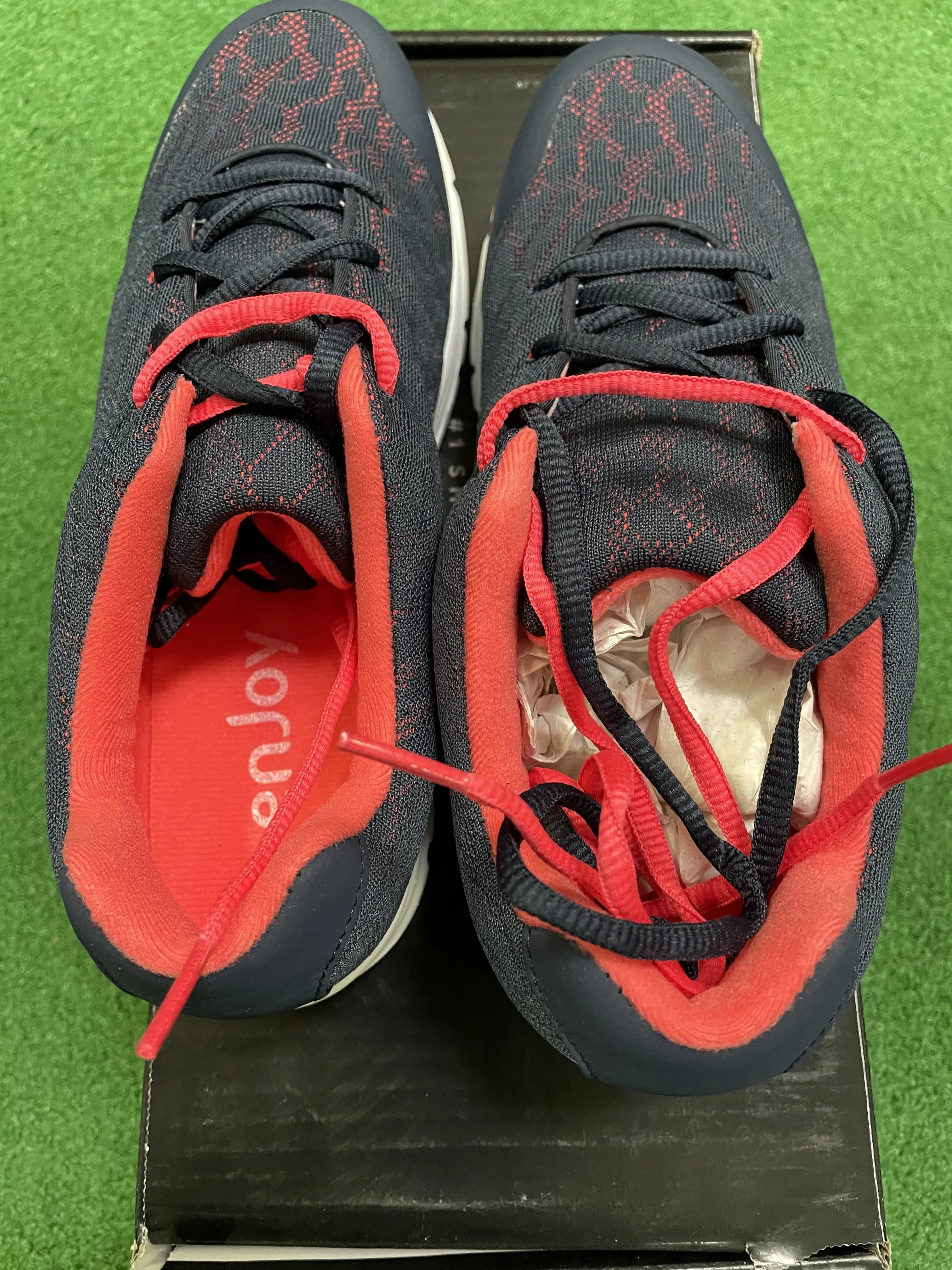 EX Shop Display Footjoy Ladies enJoy Golf Shoes 95714K / Navy Papaya / Size UK 5