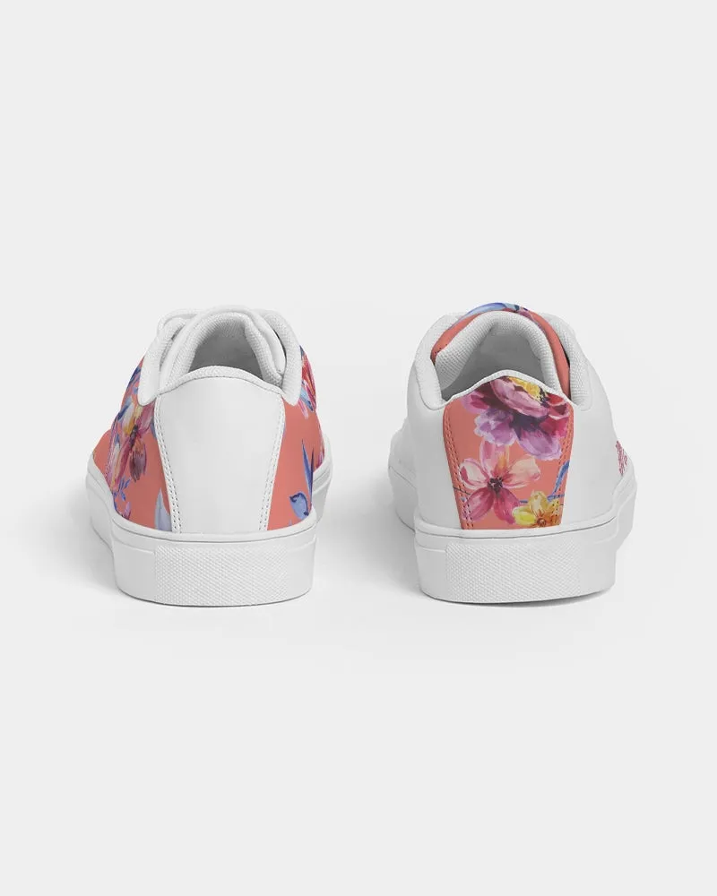 Forbidden Floral  Women's Faux-Leather Sneaker