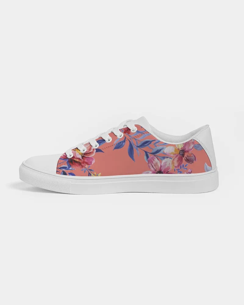 Forbidden Floral  Women's Faux-Leather Sneaker