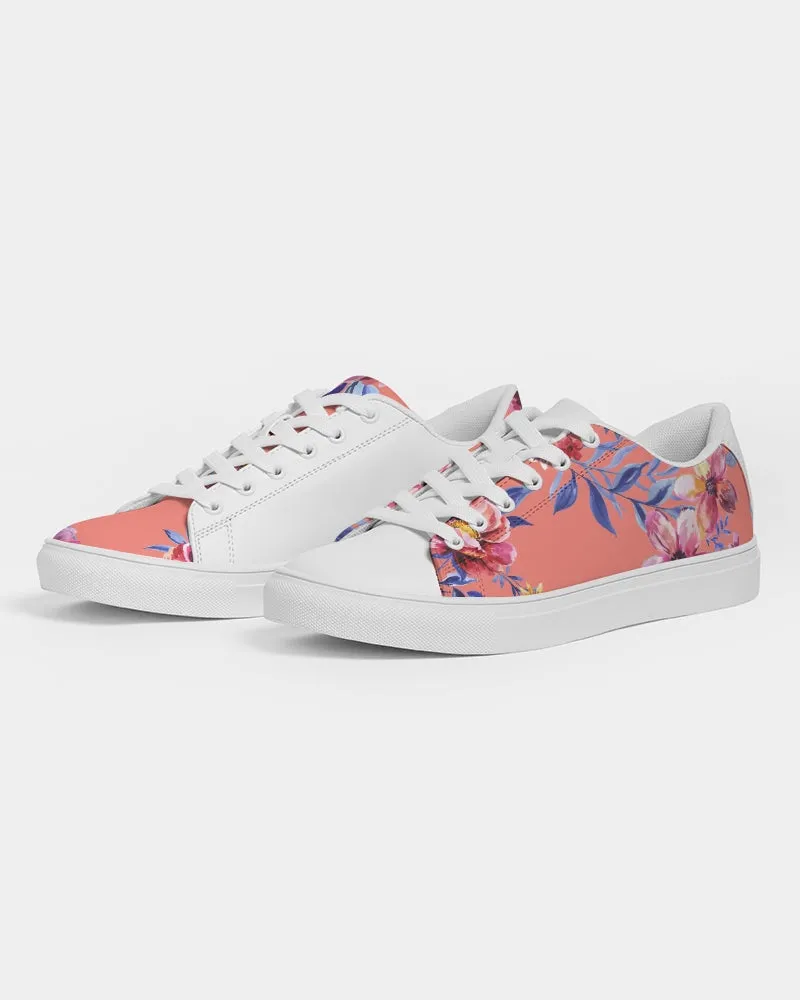 Forbidden Floral  Women's Faux-Leather Sneaker