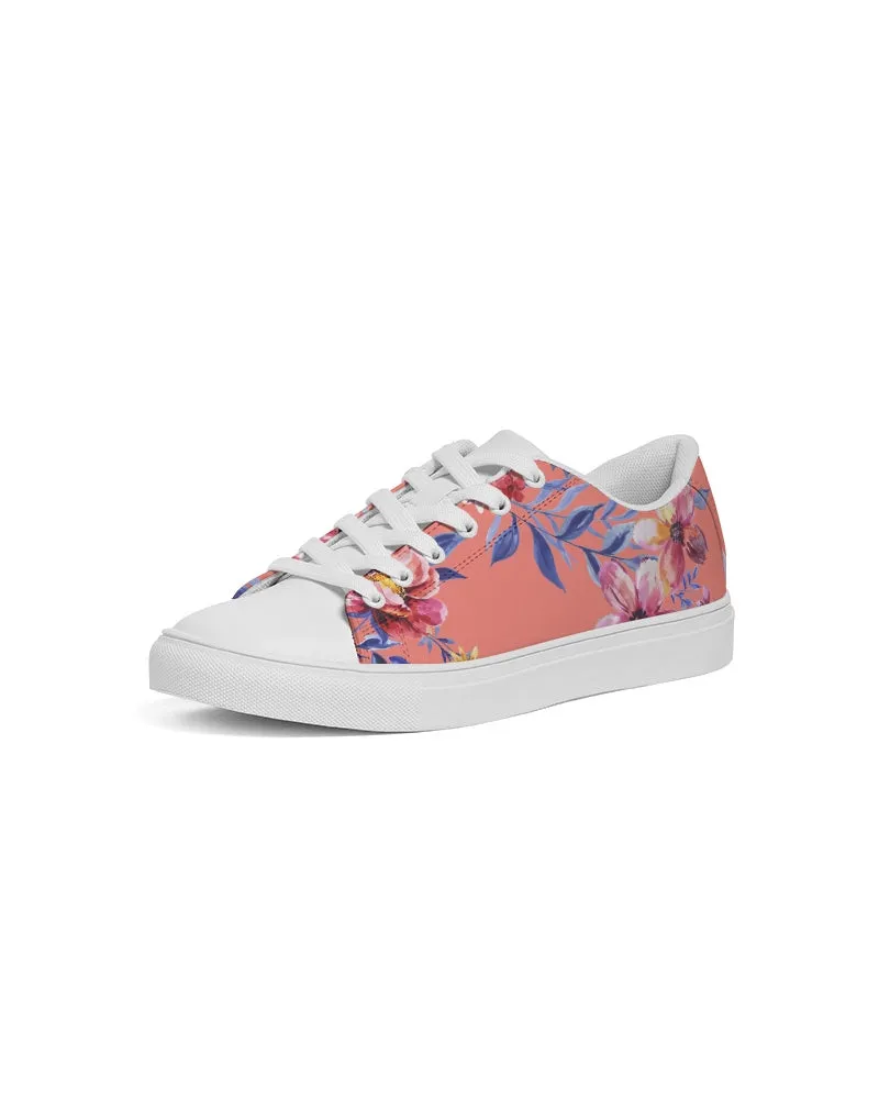 Forbidden Floral  Women's Faux-Leather Sneaker