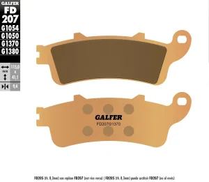 GALFER FD207G1370 HH Sintered Brake Pads