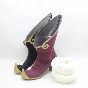 Genshin Impact Yanfei Cosplay Shoes High-heeled Boots C00449