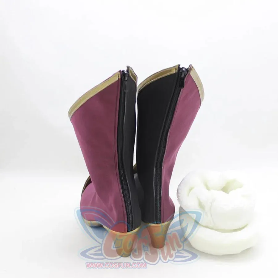 Genshin Impact Yanfei Cosplay Shoes High-heeled Boots C00449