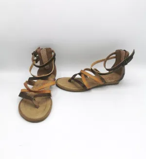 GIRL SIZE 1 YOUTH - BLOWFISH, Gladiator Sandals EUC B59