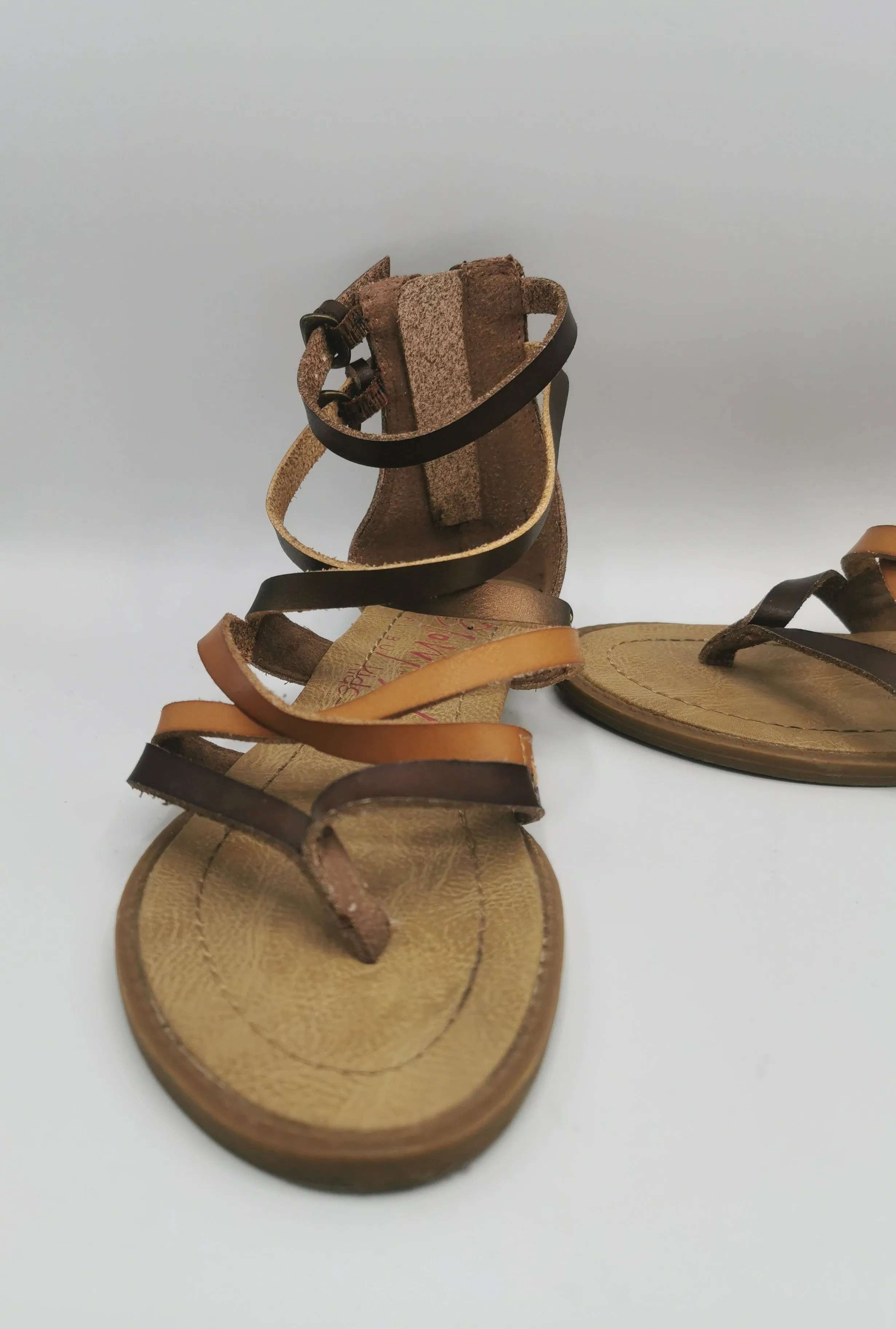 GIRL SIZE 1 YOUTH - BLOWFISH, Gladiator Sandals EUC B59