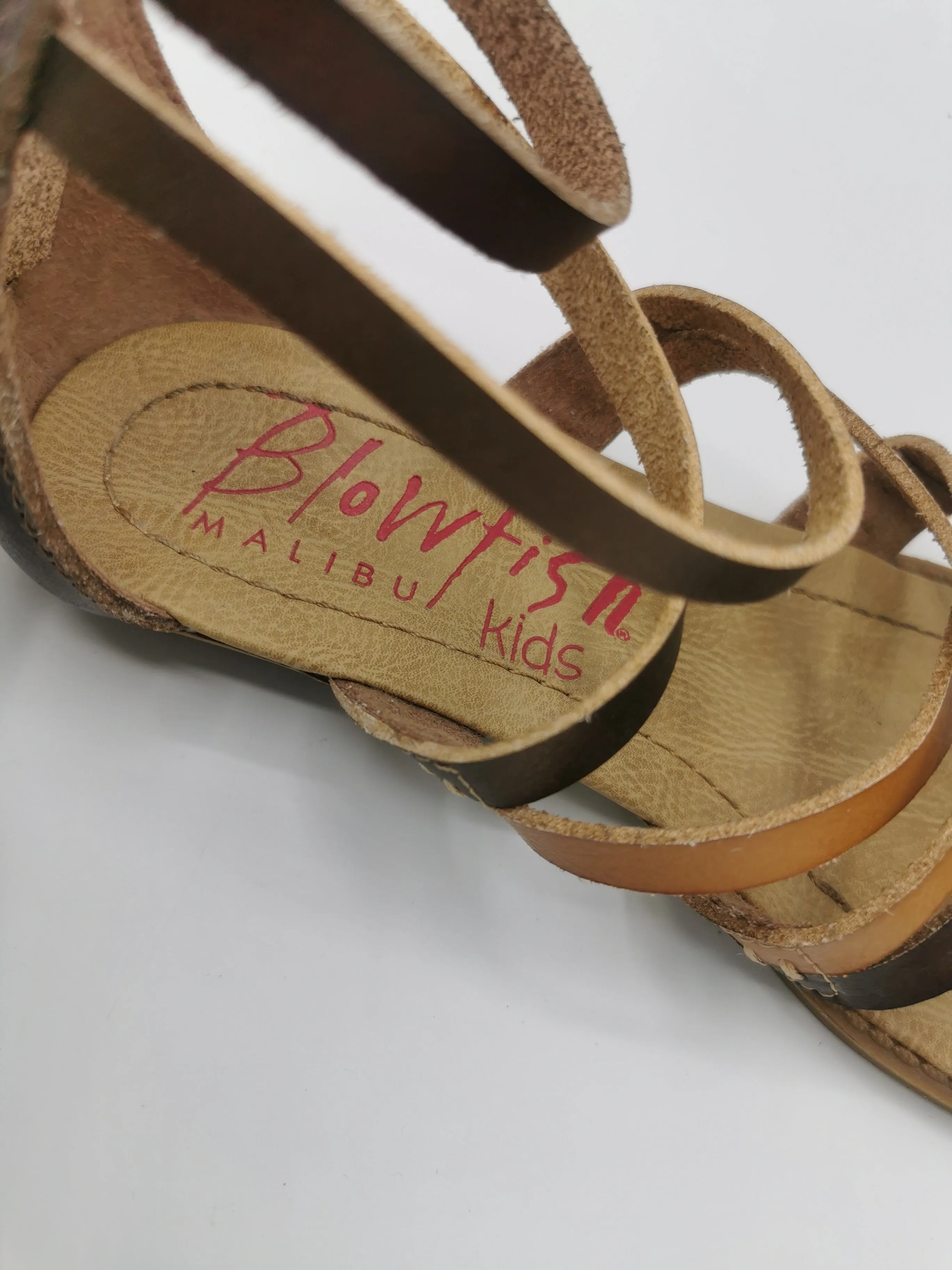 GIRL SIZE 1 YOUTH - BLOWFISH, Gladiator Sandals EUC B59