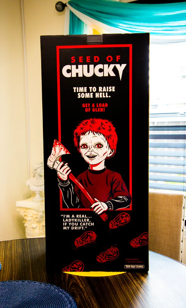 Glen Chucky Doll Life Size Son Replica Good Guys Halloween Decoration Gothic Home Decor Trick or Treat Studios