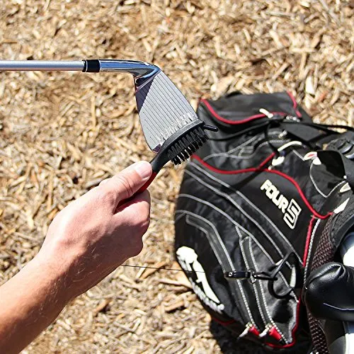 Golf Club Brush Red