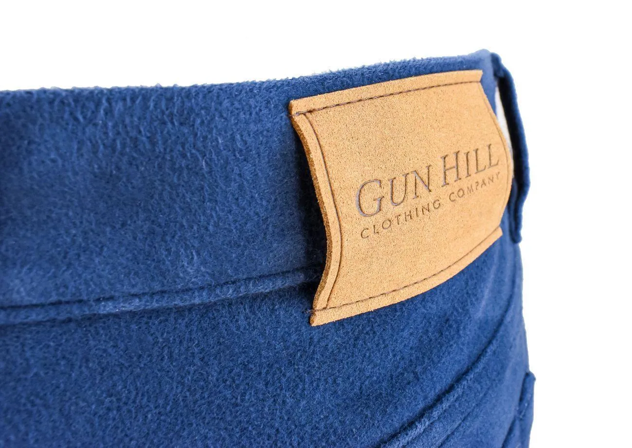 Gun Hill Men's Quality Moleskin Jeans Baltic Blue